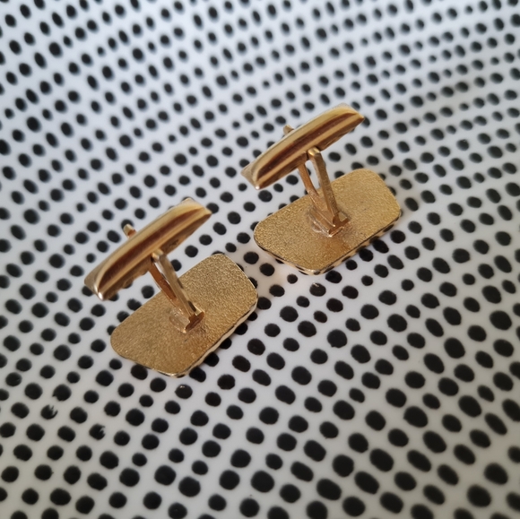 Vintage 1970s LEGA Golden Fleece Cufflinks Excellent Condition Anniversary Gift - Picture 4 of 5